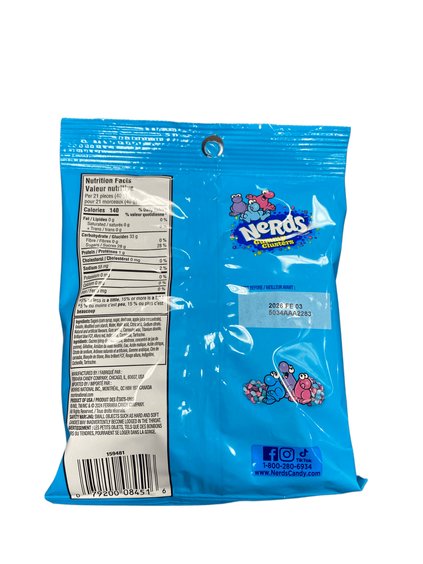 Nerds Very Berry Gummy Clusters - 5OZ - www.Shopthatapp.com