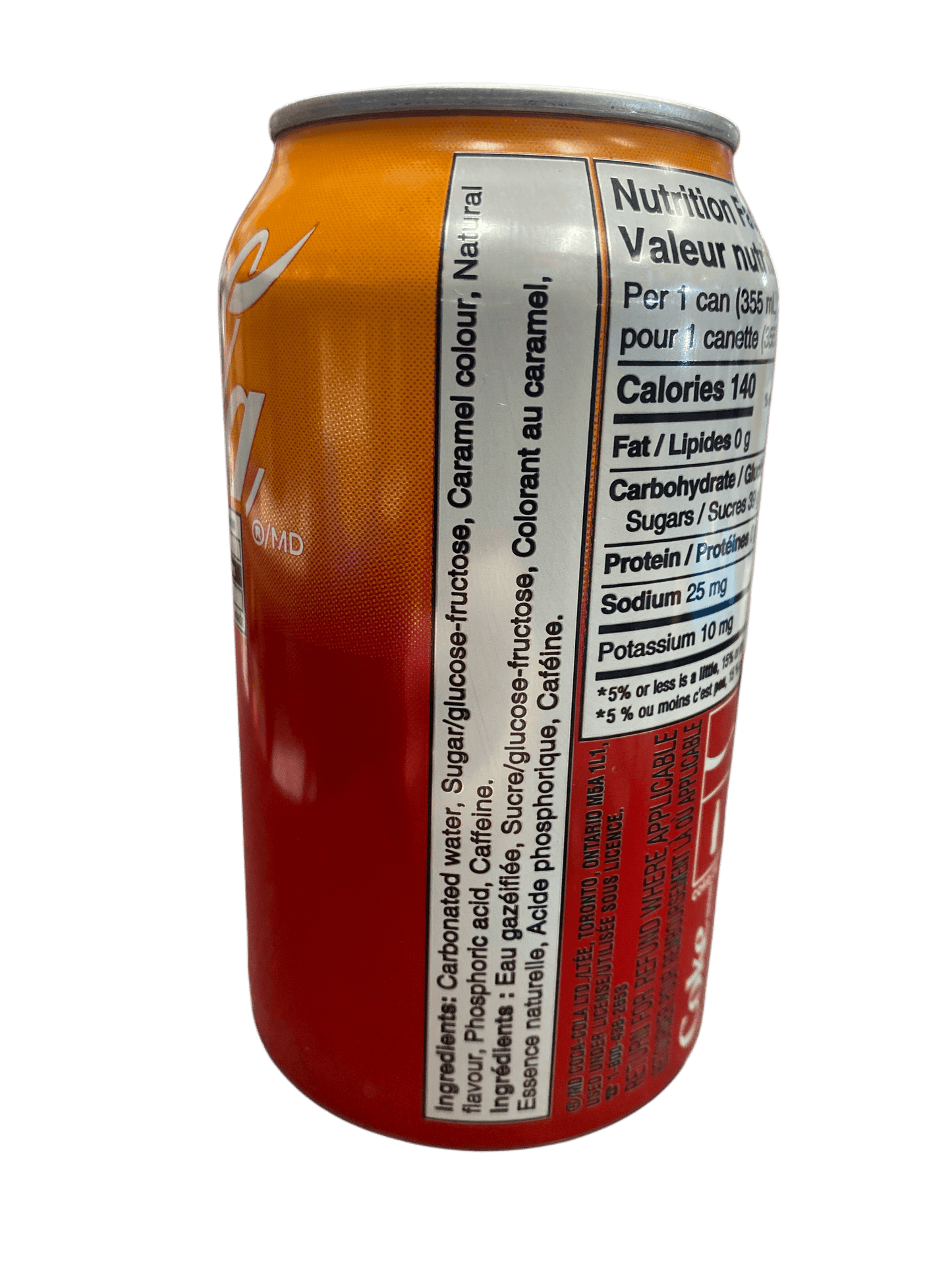 Coca Cola Orange Cream Soda Can 355 ML - Canadian Edition - www.Shopthatapp.com