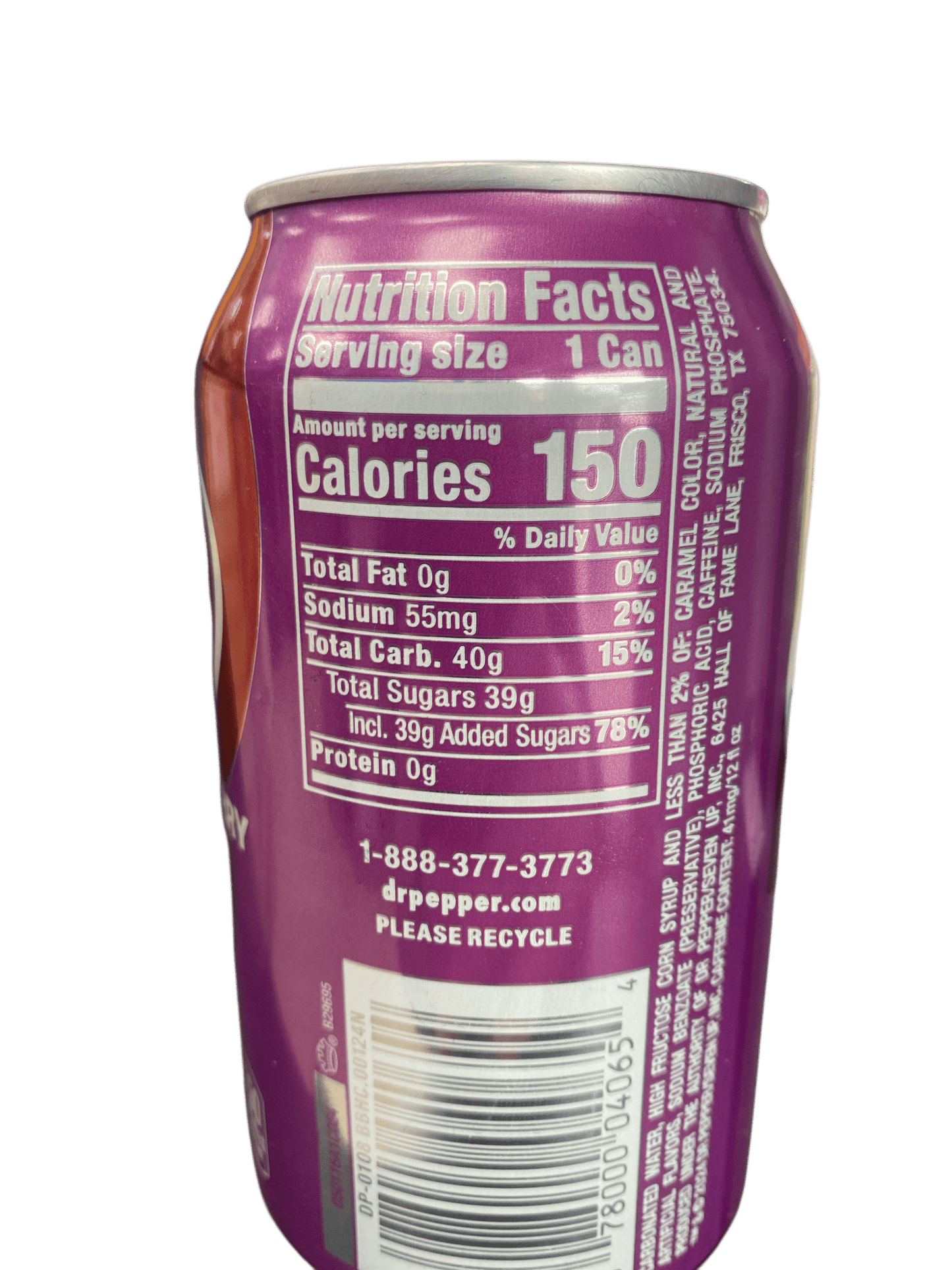 Dr. Pepper Blackberry Soda Can 355ML - U.S Edition - www.Shopthatapp.com