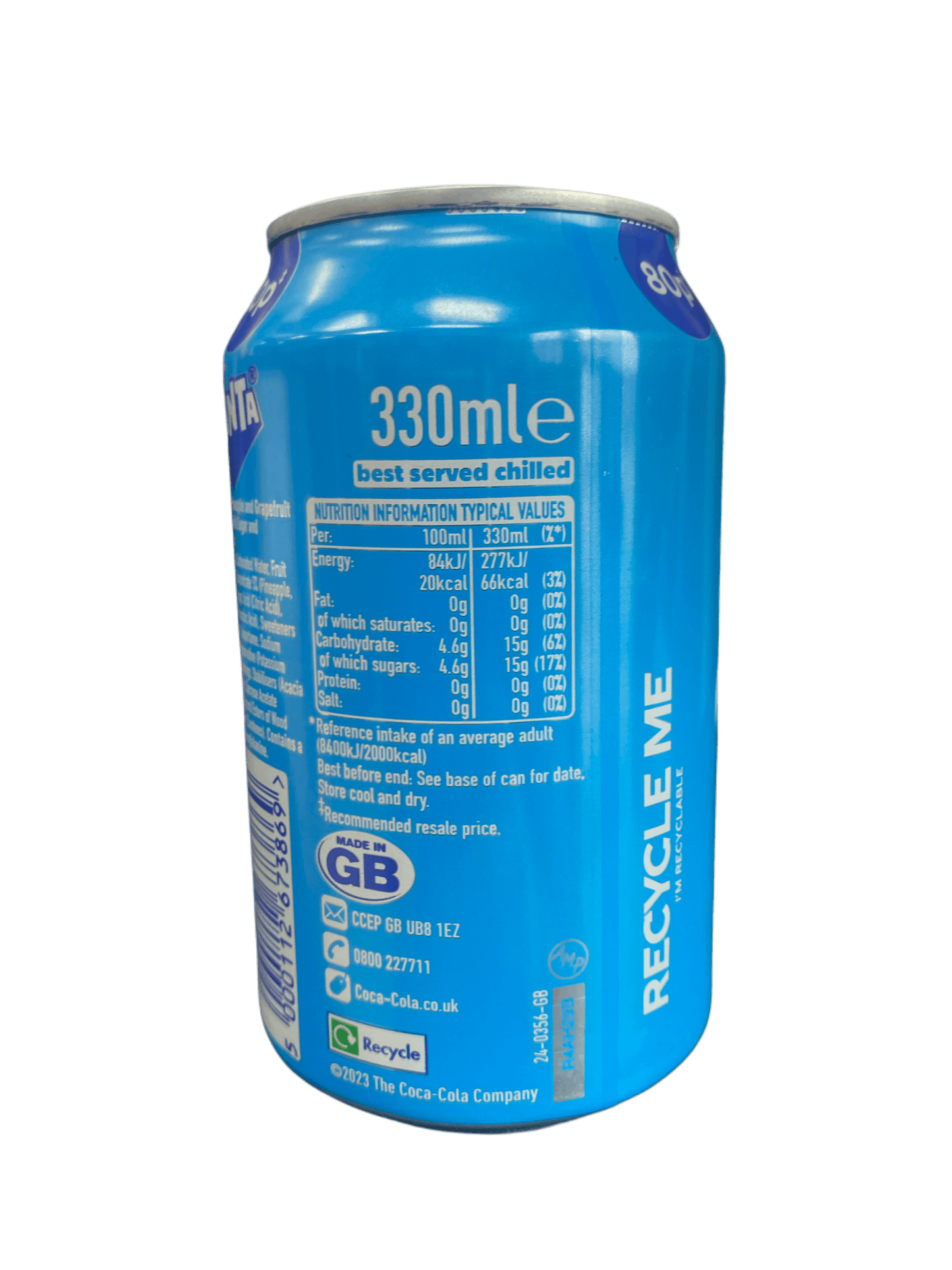 Fanta Pineapple & Grapefruit Can 330ML - www.Shopthatapp.com