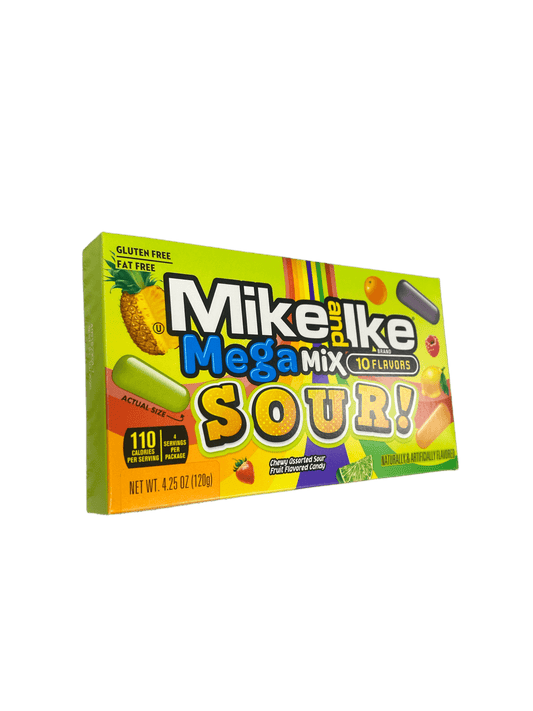 Mike and Ike Mega Mix Sour Theatre Box 4.25OZ - Canadian Edition - www.Shopthatapp.com