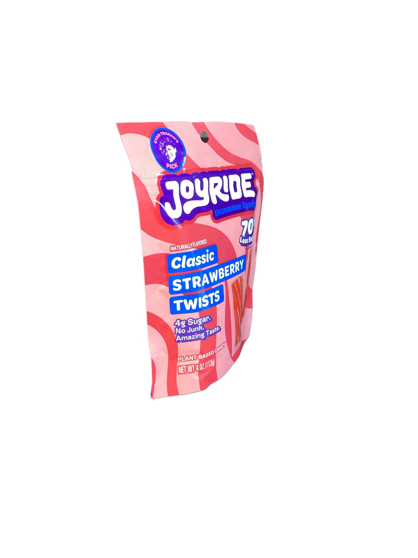Ryan Trahan's Joyride Classic Strawberry Twists Candy Bag 113G - U.S Edition - www.Shopthatapp.com