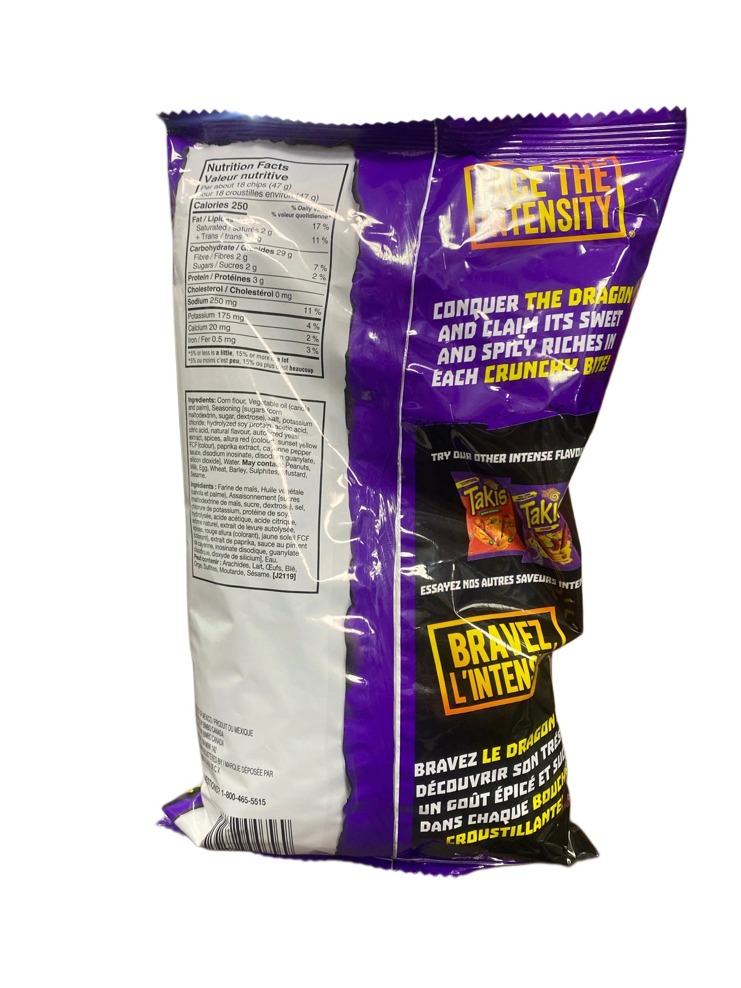 Takis Chili Piquant Du Dragon 280G - Canadian Edition - www.Shopthatapp.com