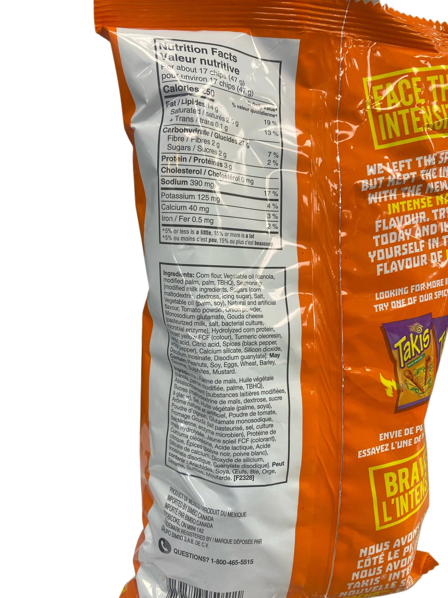 Takis Intense Nacho 280G - Canadian Edition - www.Shopthatapp.com