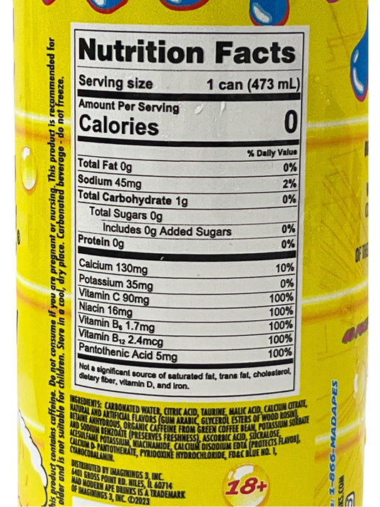 Toxic Waste Baneful Blue Raspberry Energy Drink 473ML - www.Shopthatapp.com