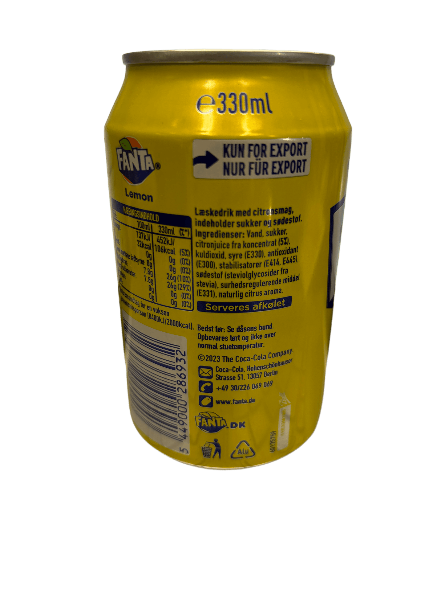 Fanta Lemon 330ML - U.K Edition - www.Shopthatapp.com