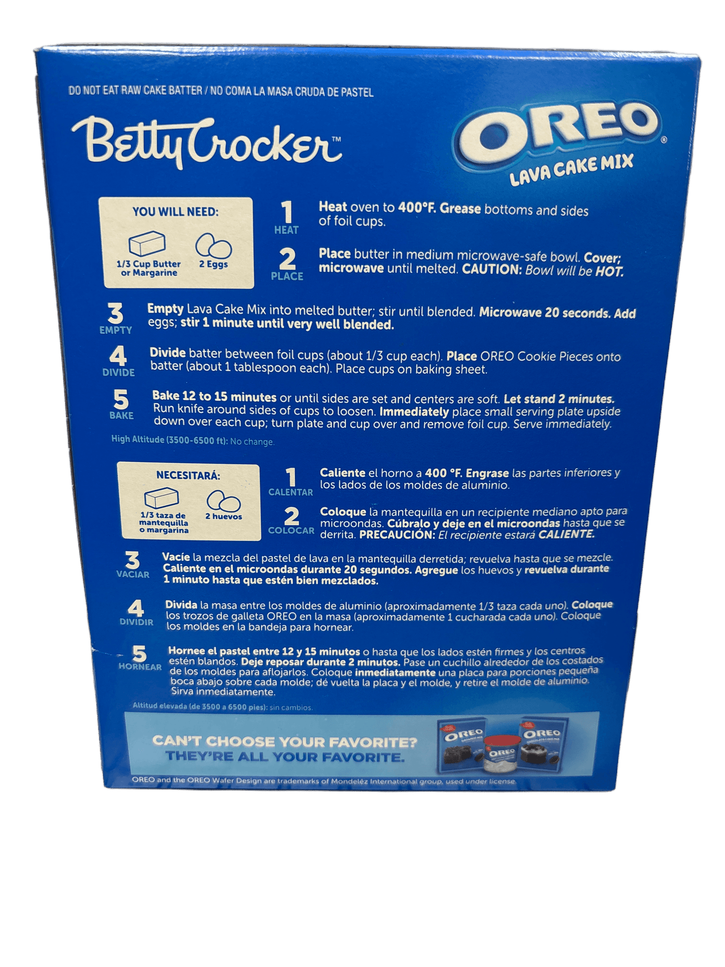 Betty Crocker Oreo Lava Cake Mix 8.3OZ - www.Shopthatapp.com
