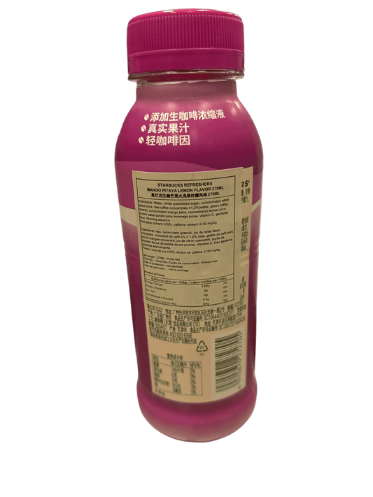 Starbucks Refreshers Mango Pitaya Lemon 270ML - www.Shopthatapp.com