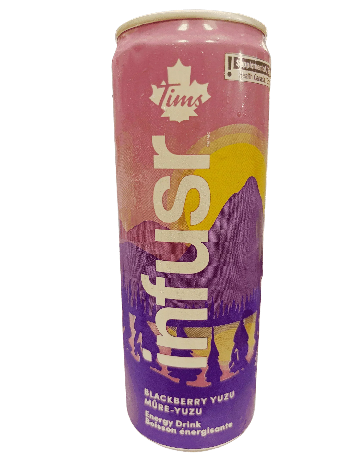 Tim Hortons INFUSR Blackberry Yuzu Energy Drink 355ML - Canada Edition