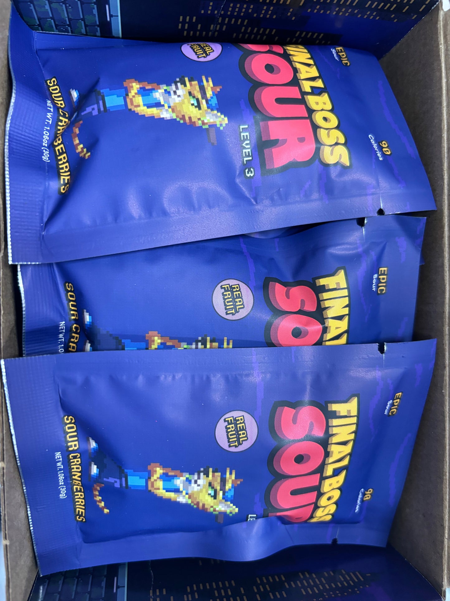 FINAL BOSS SOUR Level 3 Sour Cranberries Exclusive Challenge 360G - U.S Edition - www.Shopthatapp.com