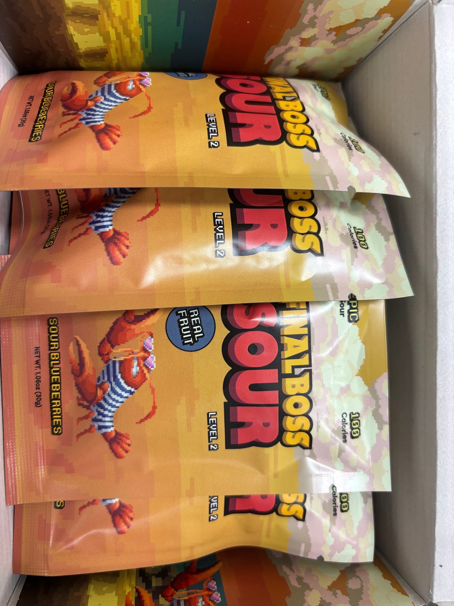 FINAL BOSS SOUR Level 2 Sour Blueberries Exclusive Challenge 360G - U.S Edition - www.Shopthatapp.com