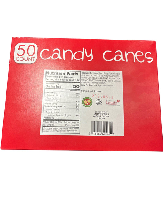 Clarington Candy Canes 50 Count - 22.05OZ - www.Shopthatapp.com