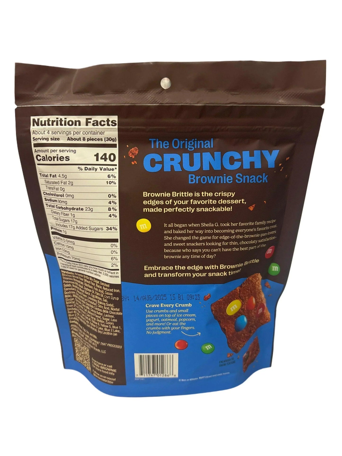 Brownie Brittle M&M Minis Milk Chocolate Bag 4OZ - www.Shopthatapp.com