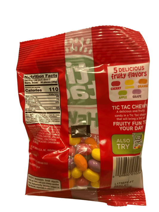 Tic Tac Chewy! Fruit Adventure Candy Bag 2.8OZ - www.Shopthatapp.com
