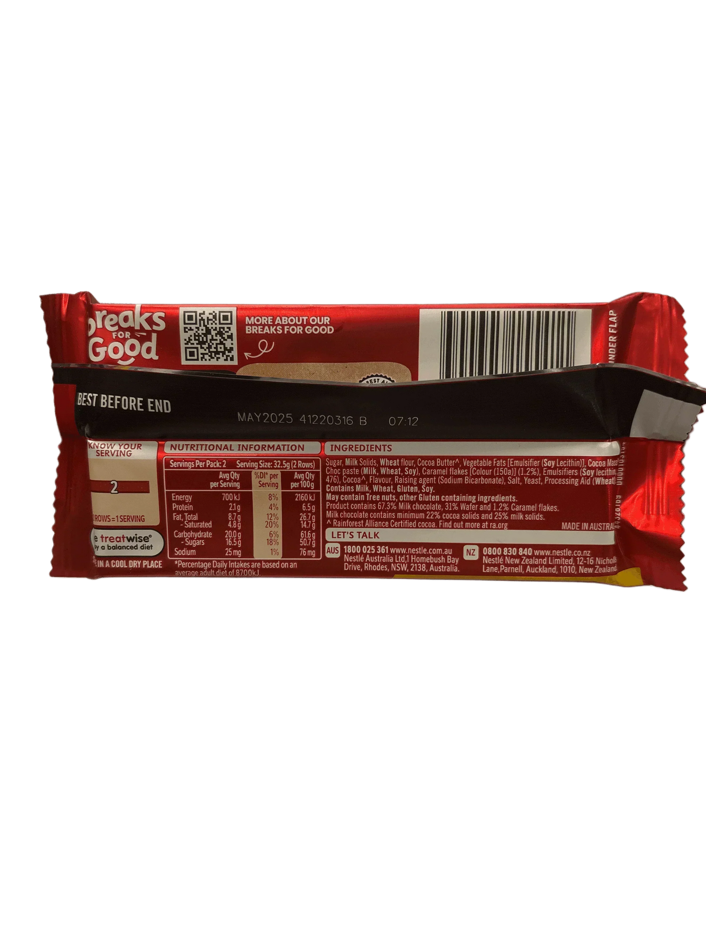 Kit Kat Honey Comb Buzz Chocolate Bar 65G - Share Bar - Austrialian Edition - www.Shopthatapp.com