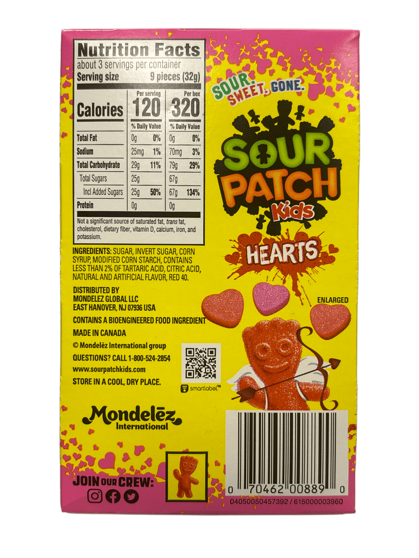 Sour Patch Kids Valentines Hearts Theatre Box 3.1OZ - www.Shopthatapp.com