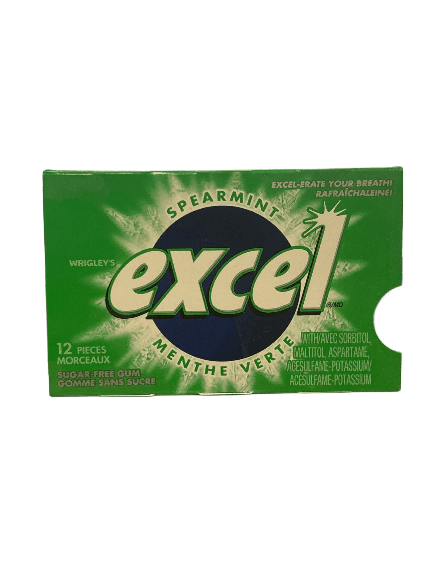 Excel Spearmint Gum 12 Pieces - Canadian Edition - www.Shopthatapp.com