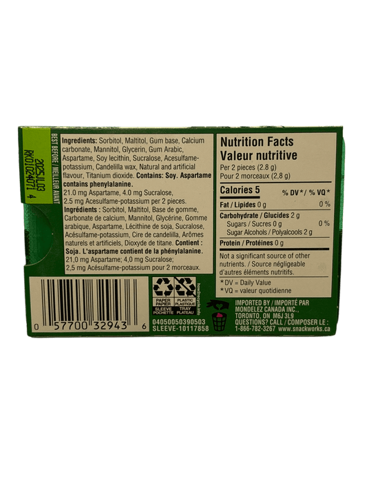 Dentyne Ice Spearmint Gum 12 Pieces - Canadian Edition - www.Shopthatapp.com