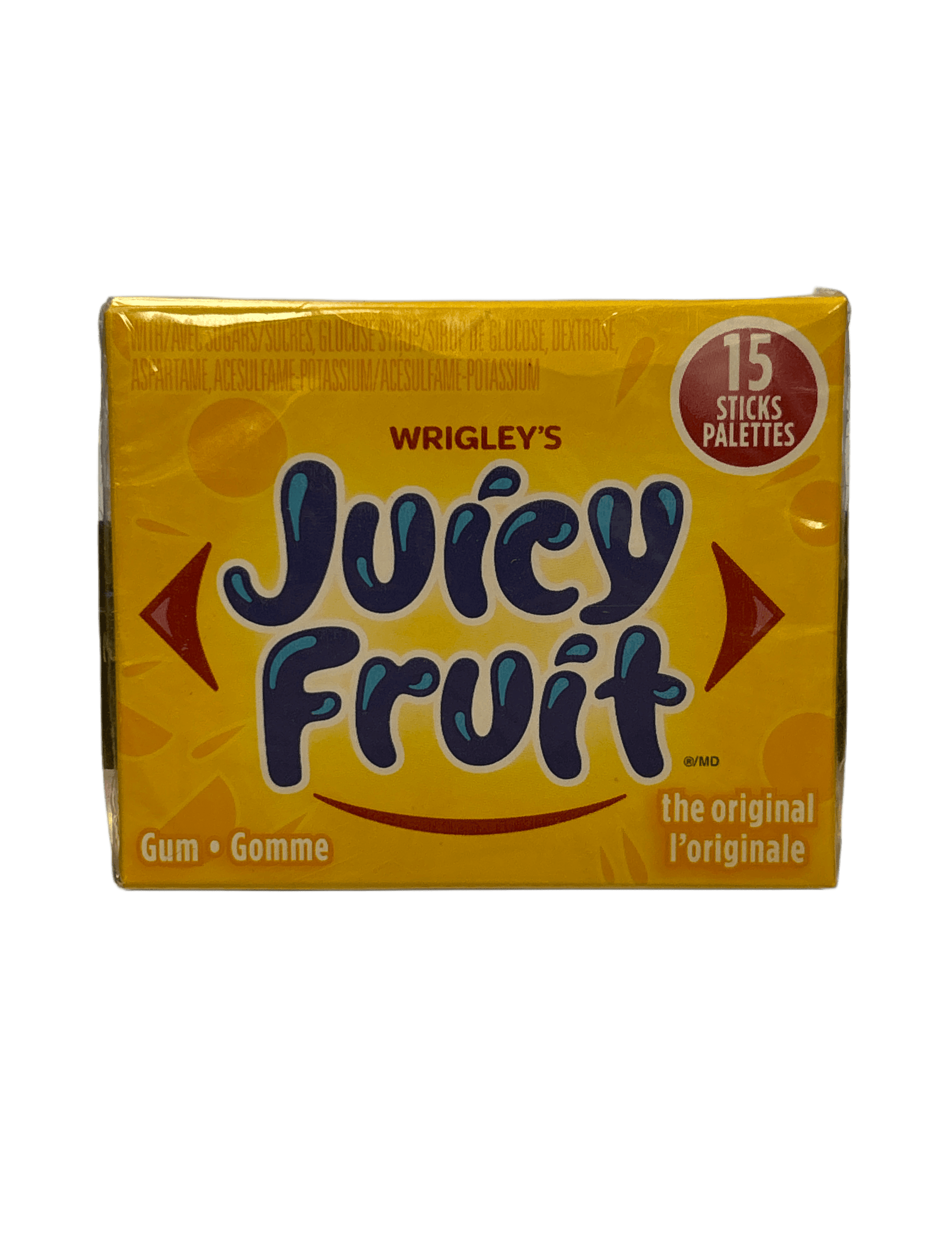 Wrigley's Juicy Fruit The Original 15 Sticks Canadian Edition - www.Shopthatapp.com