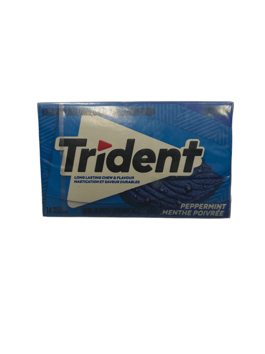 Trident Peppermint Gum 14 Pieces Canadian Edition - www.Shopthatapp.com