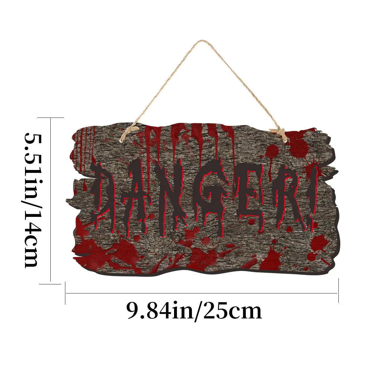Imitation Wooden Doorplate Ghost Festival Haunted House Horror Atmosphere Decoration - www.Shopthatapp.com