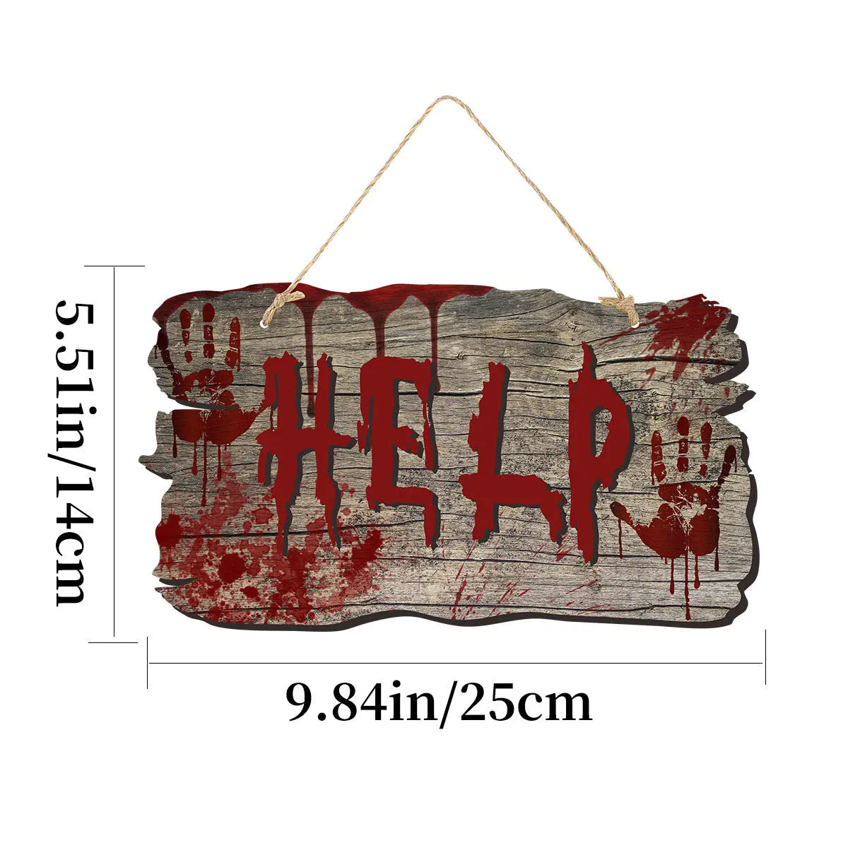 Imitation Wooden Doorplate Ghost Festival Haunted House Horror Atmosphere Decoration - www.Shopthatapp.com