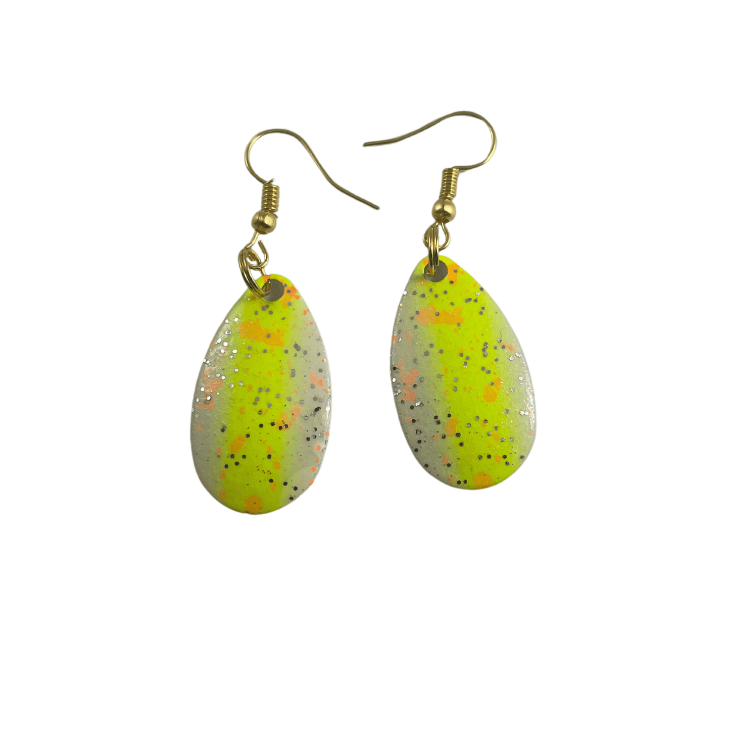 Boucles d'oreilles Indiana Spackle Chartreuse Glow Spinner Blade