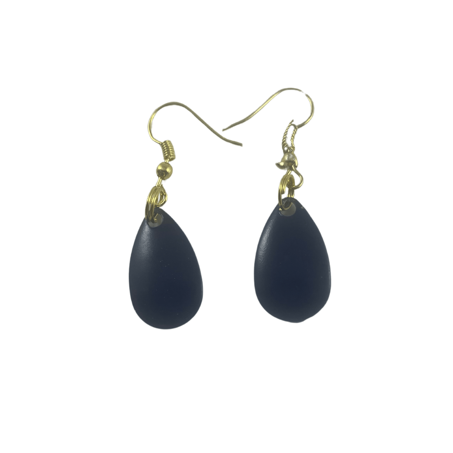 Boucles d'oreilles à lame tournante peintes en violet de l'Indiana