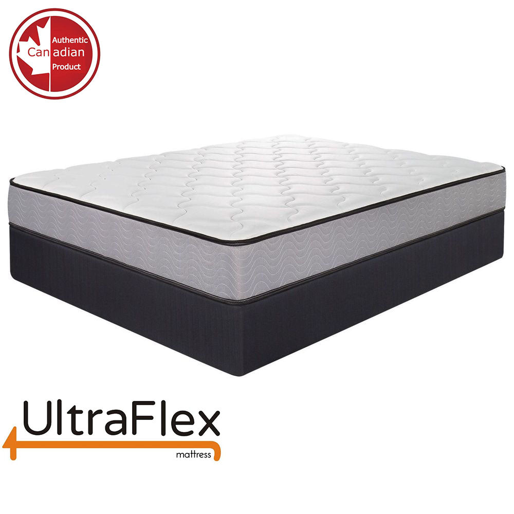 UltraFlex PARADISE - Natural Heavy Duty Foam Blend, Low Motion Transfer, Comfort+ Quilting, Orthopedic Cool Gel, and Spinal Posture Support Eco-Friendly Mattress (Made in Canada) - www.Shopthatapp.com