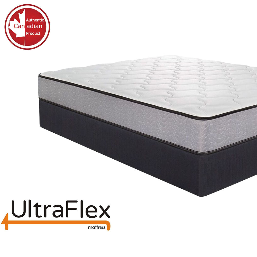 UltraFlex PARADISE - Natural Heavy Duty Foam Blend, Low Motion Transfer, Comfort+ Quilting, Orthopedic Cool Gel, and Spinal Posture Support Eco-Friendly Mattress (Made in Canada) - www.Shopthatapp.com