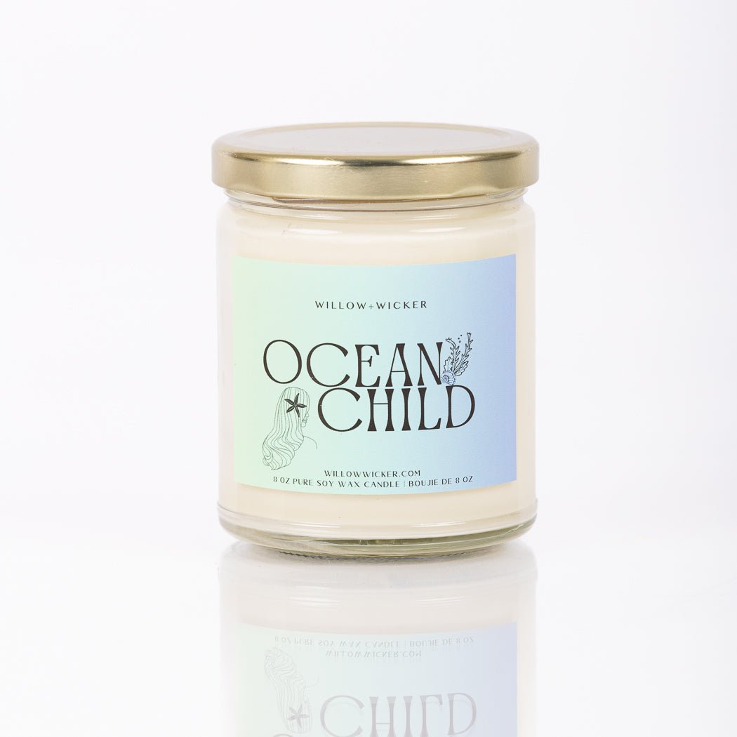 Ocean Child Sojawachskerze