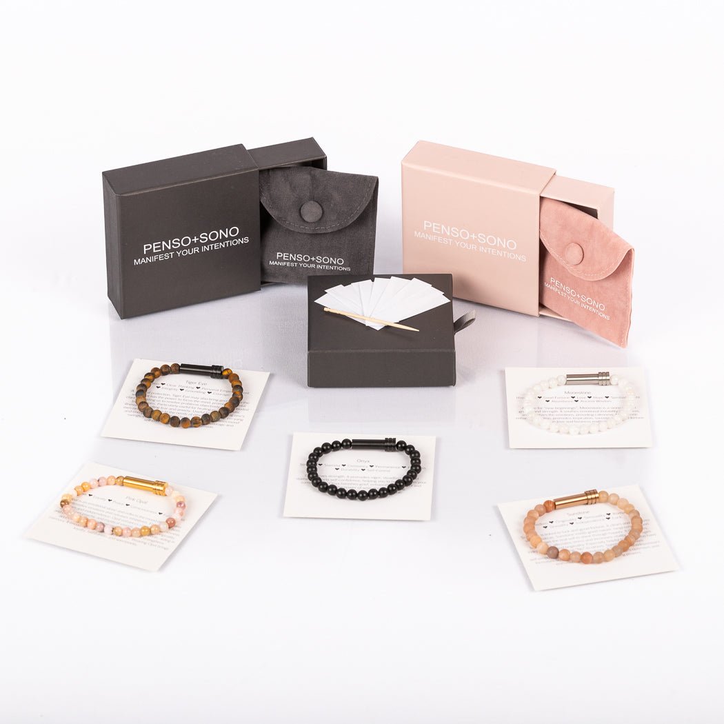 Bracelet d'intention en pierre de soleil