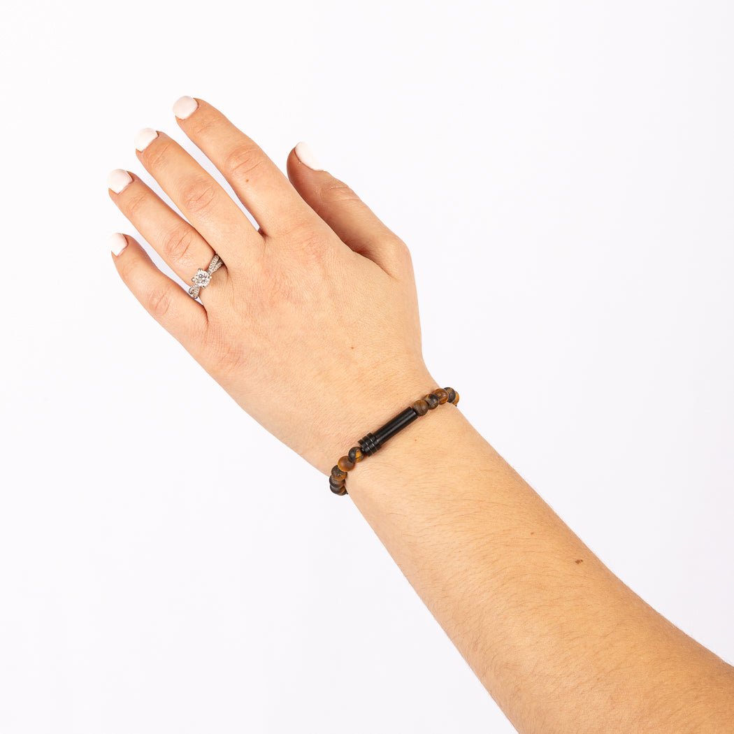 Bracelet d'intention en œil de tigre
