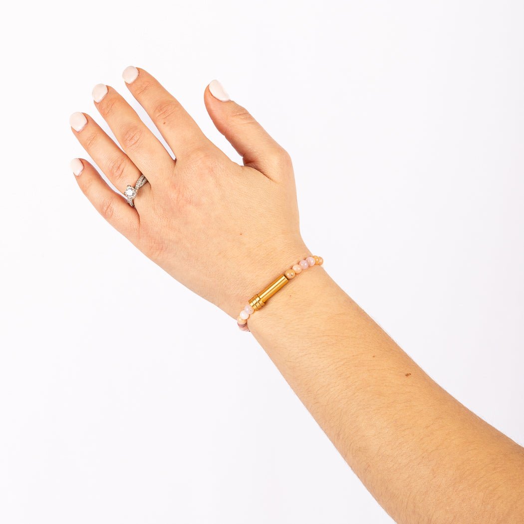 Bracelet d'intention en pierre de soleil