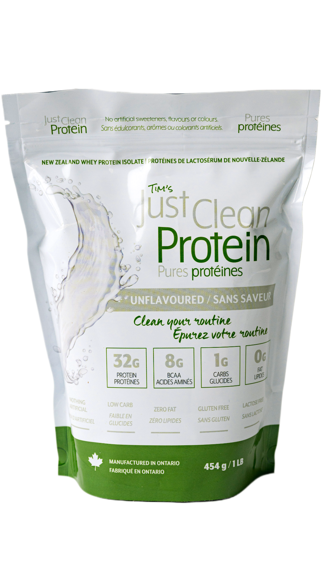 Just Clean New Zealand Grass-Fed Whey Protein 454g - www.Shopthatapp.com