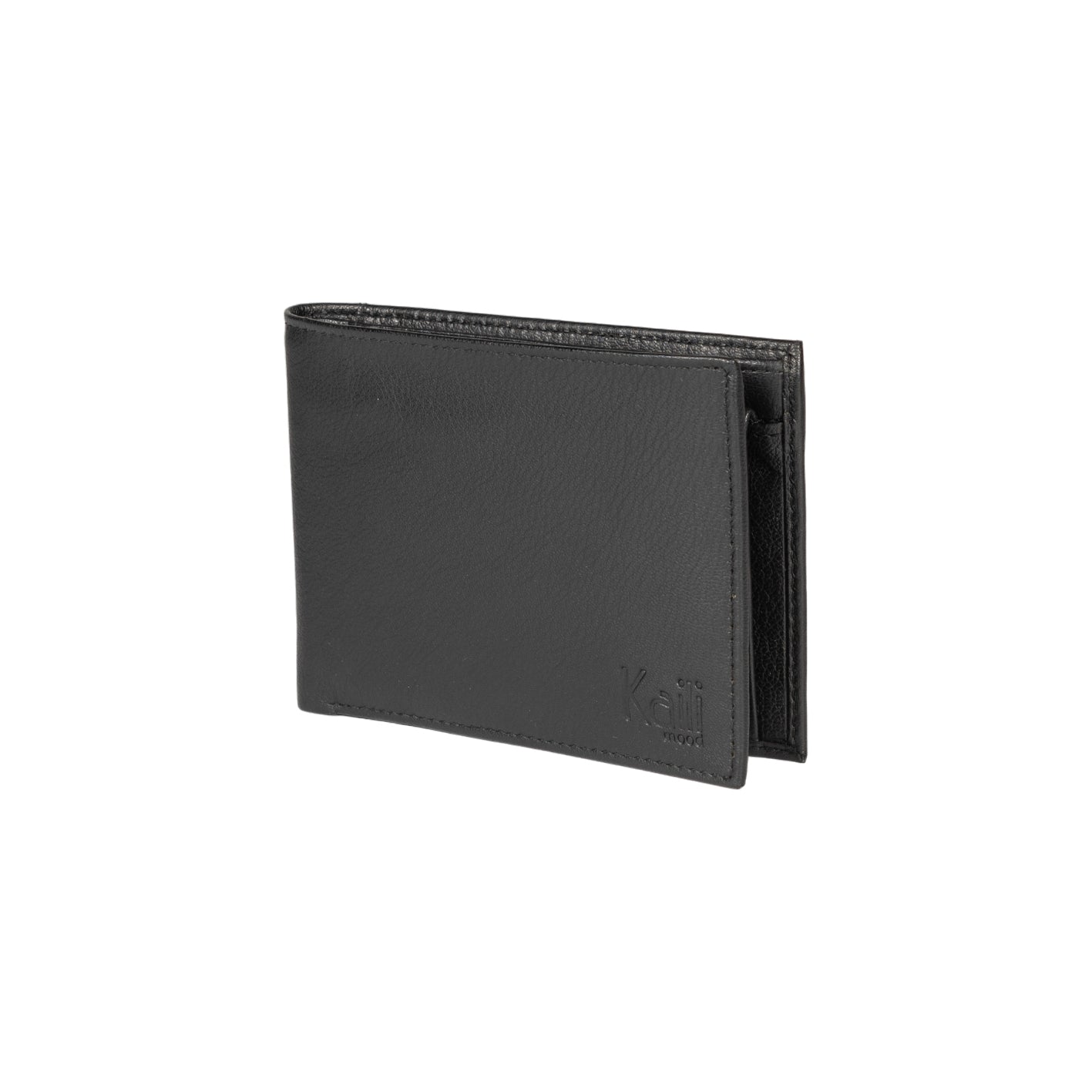 K11403AB | Portafogli Uomo in Vera Pelle pieno fiore, con leggera grana. Farbe Nero. Tasca p/monete. Maße des Tisches: 12,5 x 9,3 x 1 cm. Verpackung: Geschenkbox aus festem Fond/Kupfer