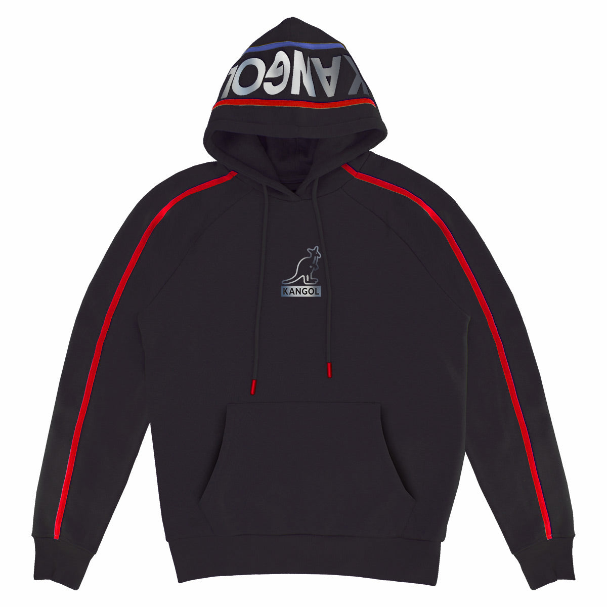 Kangol Piped Up Pullover Hoodie-Him and her coats-www.Shopthatapp.com-Fashion Hub Club
