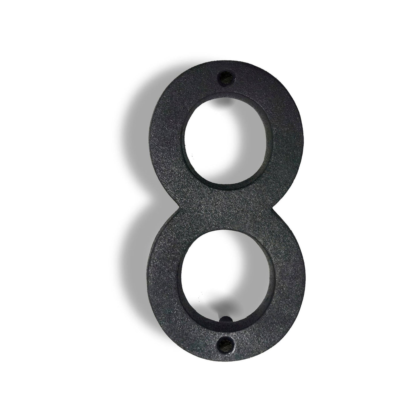 Colonial Wrought Iron Floating Number, 6.5 in, BLK, # 8 - www.Shopthatapp.com