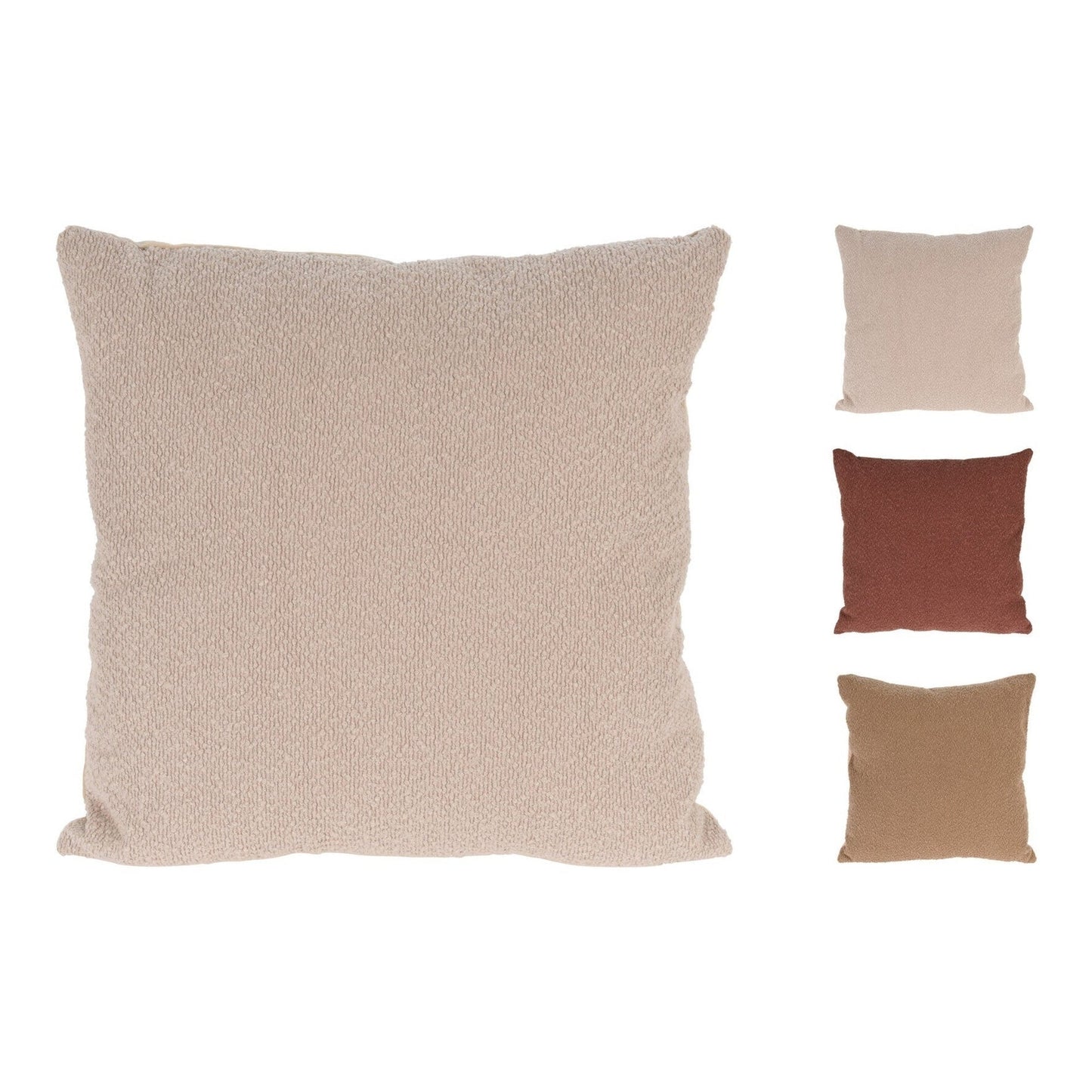 Coussin, 100 % polyester, assorti : 3 couleurs