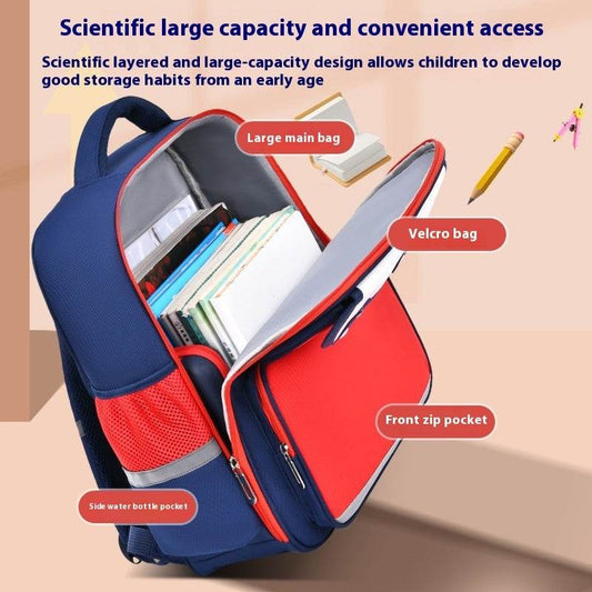 Kids Schoolbag Grade 1-3-6 Spine Protection Backpack - www.Shopthatapp.com #