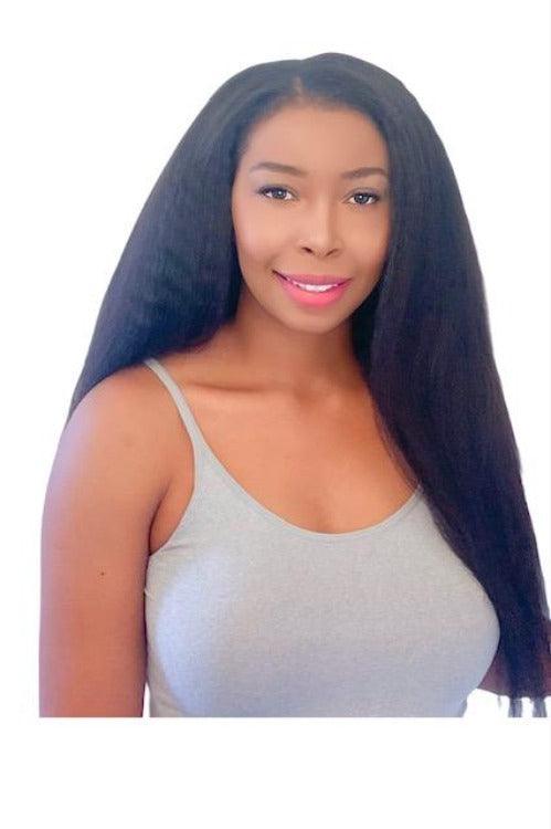 Kinky Blowout Straight -U-Part Wig-Cosmetics-www.Shopthatapp.com-Easy Blend Extensions