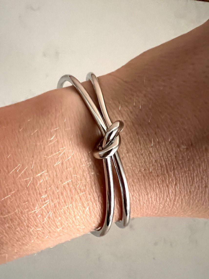 Bracelet manchette à nœud