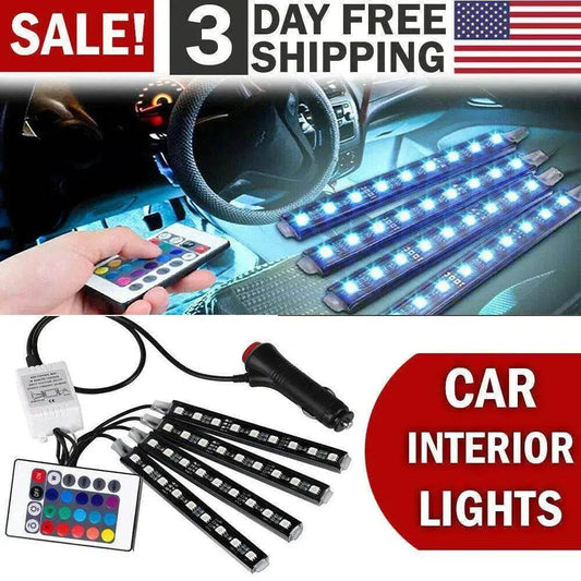 LED Strip Lights for Car Interior Lights with Neon Atmosphere - www.Shopthatapp.com