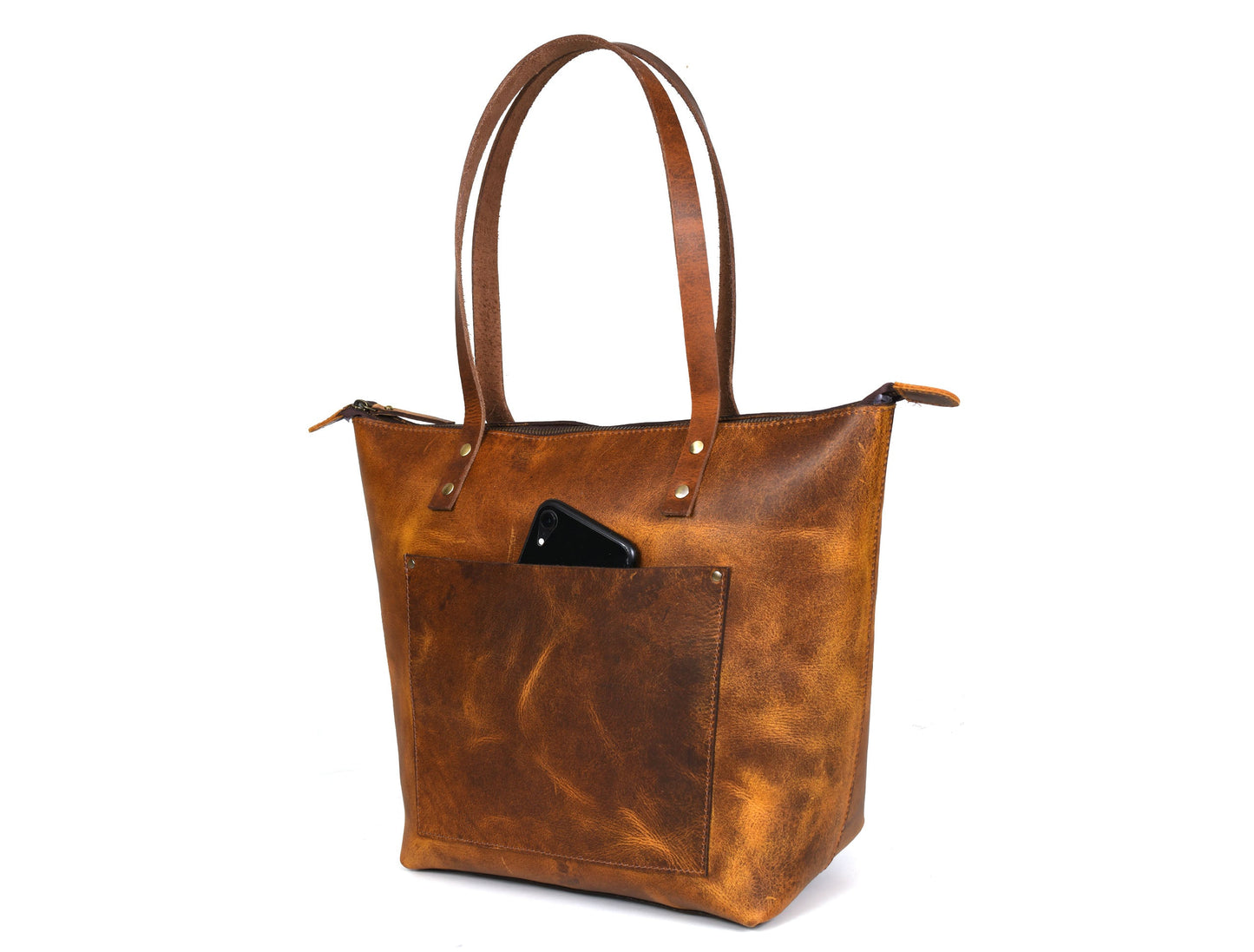 Cassidy Leather Tote Bag-Everything leather-www.Shopthatapp.com-Tolredo Leather