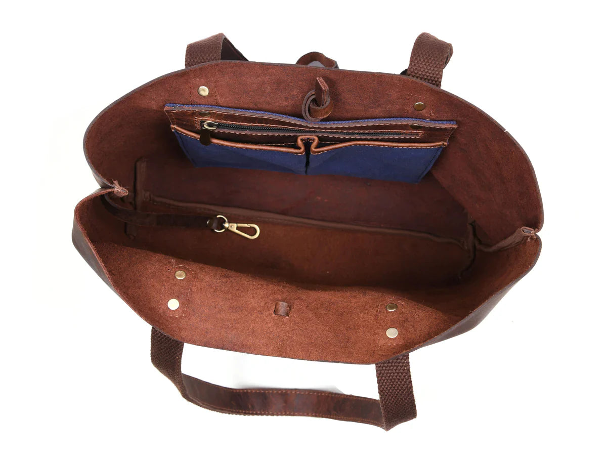 Leather Willow Tote-Handbags, purses, etc.-www.Shopthatapp.com-Tolredo Leather