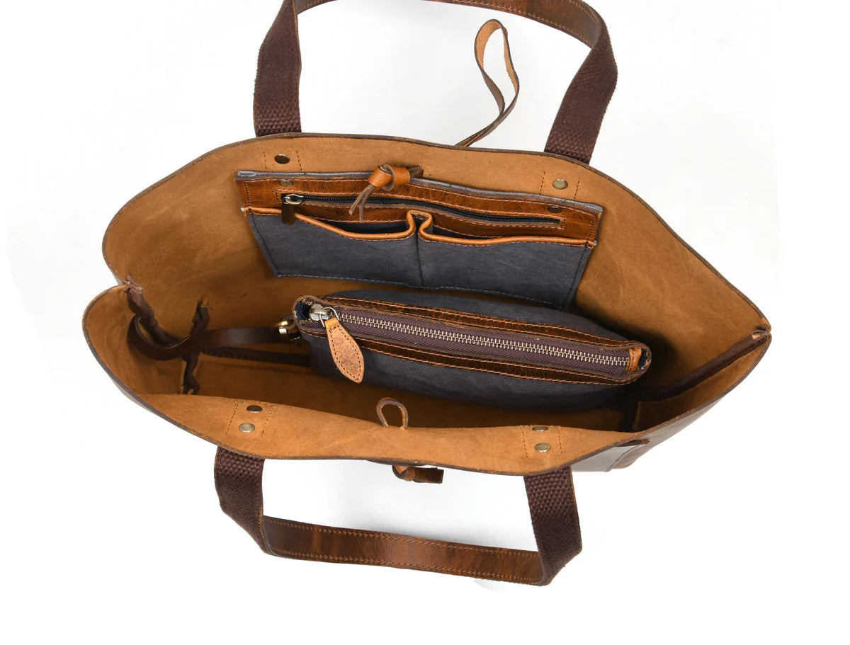 Leather Willow Tote-Handbags, purses, etc.-www.Shopthatapp.com-Tolredo Leather