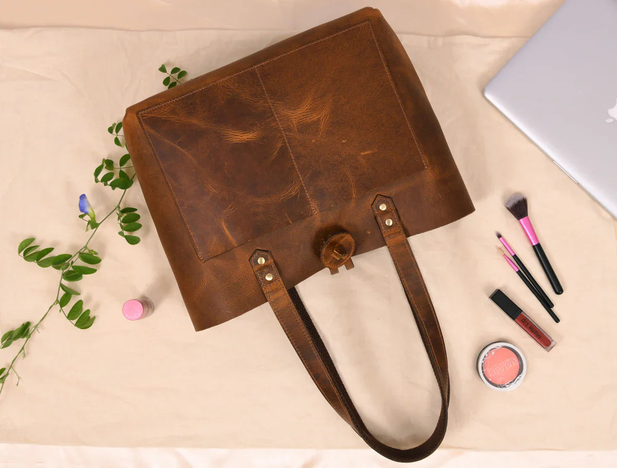 Leather Willow Tote-Handbags, purses, etc.-www.Shopthatapp.com-Tolredo Leather
