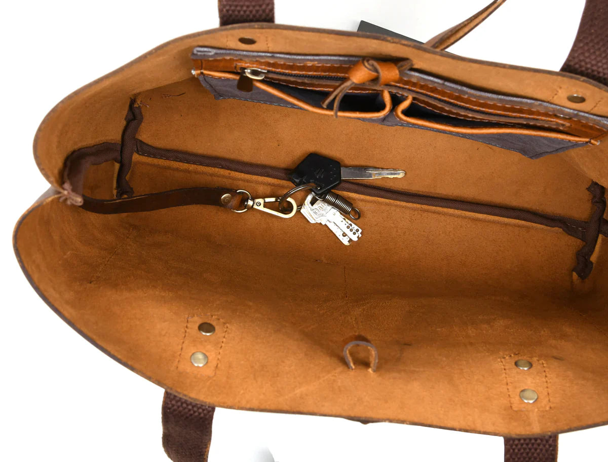 Leather Willow Tote-Handbags, purses, etc.-www.Shopthatapp.com-Tolredo Leather