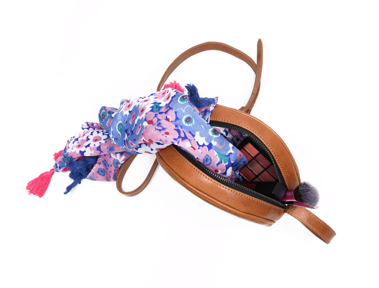 Gypsy Round Crossbody Purse-Everything leather-www.Shopthatapp.com-Tolredo Leather