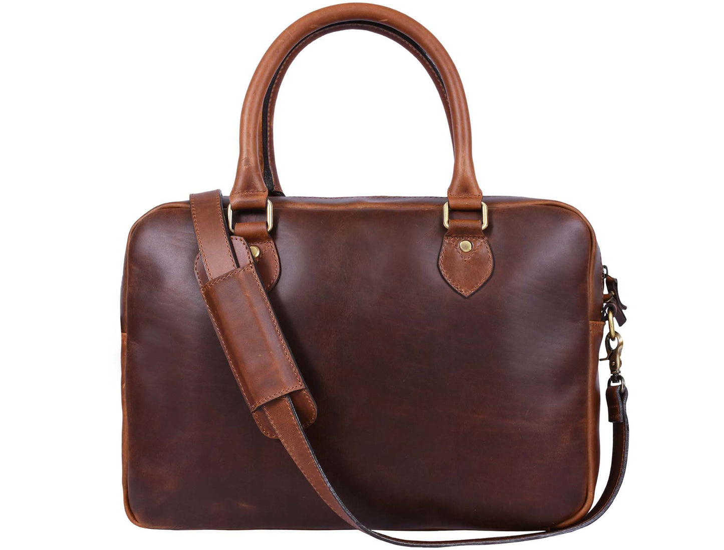 Tacoma Leather Office Bag - Caramel Brown.-Everything leather-www.Shopthatapp.com-Tolredo Leather